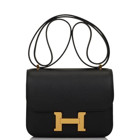 hermes epsom constance 18 black|Hermes constance 18 for sale.